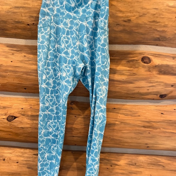 Buffbunny Limitless Legging Reflection Print Aqua - Picture 2 of 4